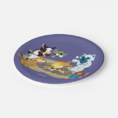 Webkinz |のキャンプファイヤーのマシュマロ ペーパープレート (アングル)