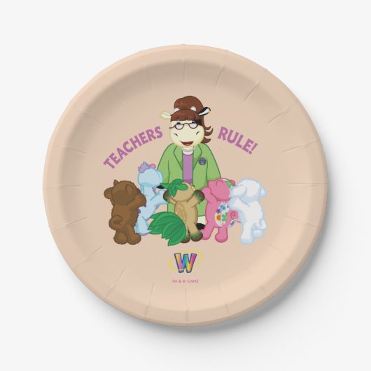 Webkinz: 先生の規則! ペーパープレート (正面)