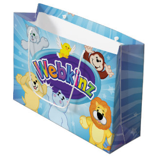 Webkinz: 入って来、遊んで下さい ラージペーパーバッグ