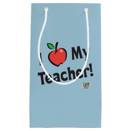 Webkinz: 私は私の先生を愛します! スモールペーパーバッグ (正面)