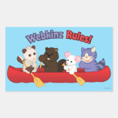 Webkinz | Webkinzの規則のカヌー旅行2 長方形シール (正面)