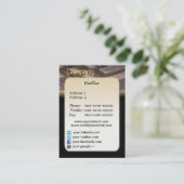 Webmaster名刺 名刺 (スタンド正面)