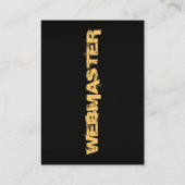 Webmaster名刺 名刺 (裏面)