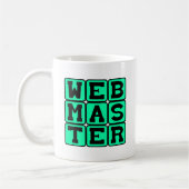 Webmaster、くもの巣Architect コーヒーマグカップ (左)