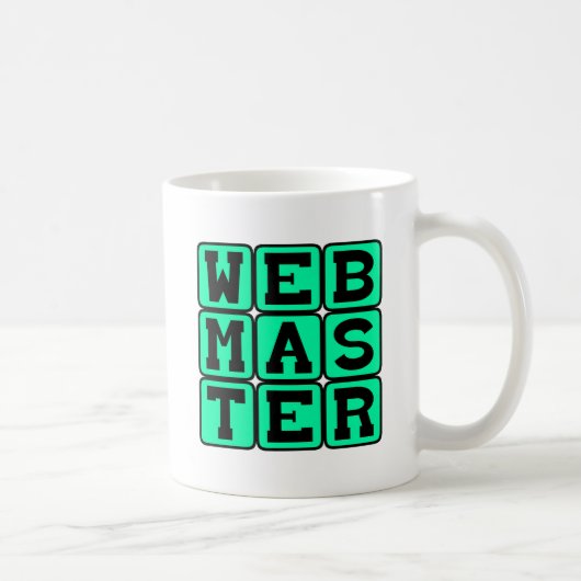 Webmaster、くもの巣Architect コーヒーマグカップ (右)