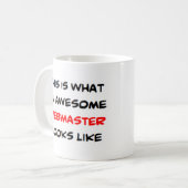 WebMaster コーヒーマグカップ (正面左)