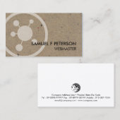 Webmaster Network Points Icon 名刺 (正面/裏面)