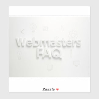 Webmasters FAQ シール