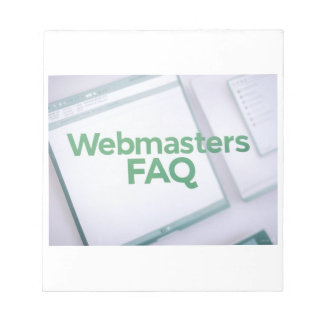 WebMasters FAQ ノートパッド