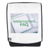 Webmasters FAQ バックパック (正面)