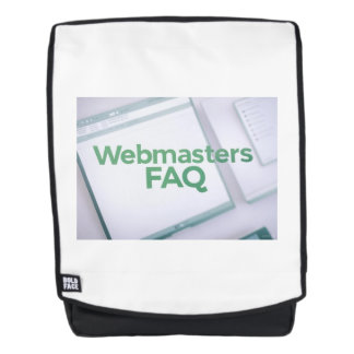Webmasters FAQ バックパック