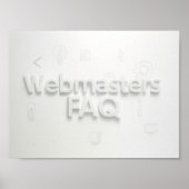 Webmasters FAQ ポスター (正面)