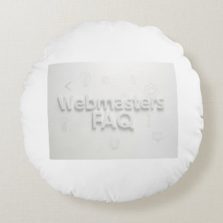 Webmasters FAQ ラウンドクッション