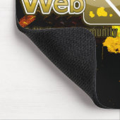 Webnuggetz.comのロゴのマウスパッド マウスパッド (コーナー)