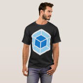 Webpack JavaScriptくもの巣フロントエンド開発者ソフトウェア Tシャツ (正面フル)