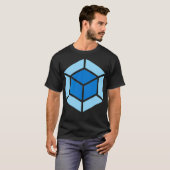Webpack JavaScript ウェブフロントエンド開発者ソフトウェア Tシャツ (正面フル)
