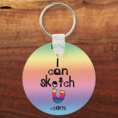 website keychainあなたの会社名鍵fob キーホルダー (正面)