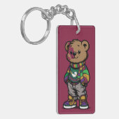 Webster Bear Sturge-Weber Acrylic Keychain キーホルダー (正面左)
