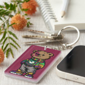 Webster Bear Sturge-Weber Acrylic Keychain キーホルダー (正面右)