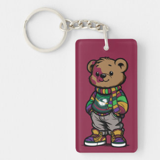 Webster Bear Sturge-Weber Acrylic Keychain キーホルダー