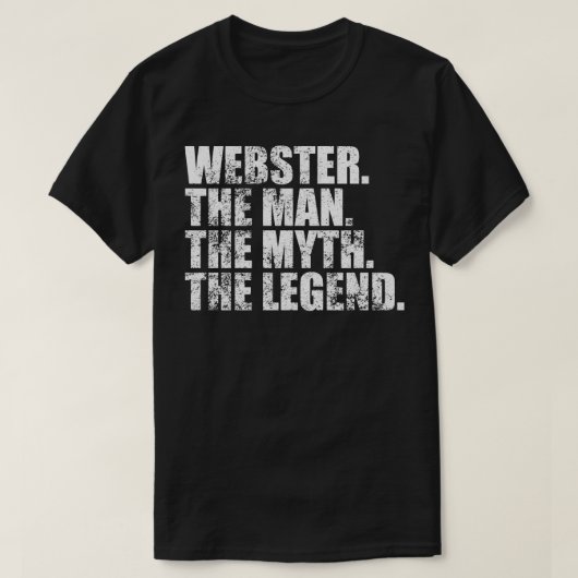 WebsterWebsterファミリー名Webster姓Webst Tシャツ (デザイン正面)