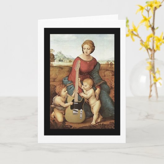 Webstrings Tele and Angels カード (黄色い花)