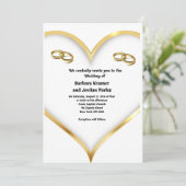 Weddding Invitations 招待状 (スタンド正面)