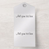 Wedding  オールインワン招待状 (内側)