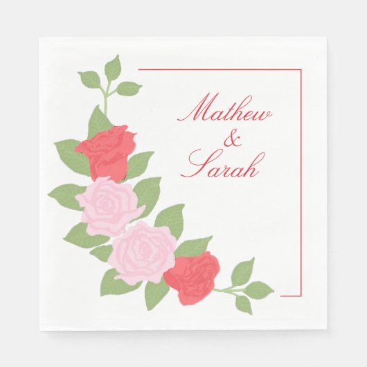 Wedding スタンダードランチョンナプキン (正面)