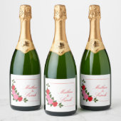 Wedding スパークリングワインラベル (ボトル)