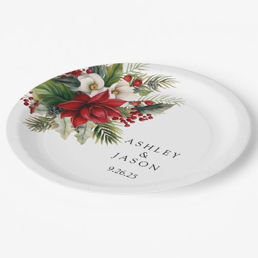 Wedding  ペーパープレート (アングル)