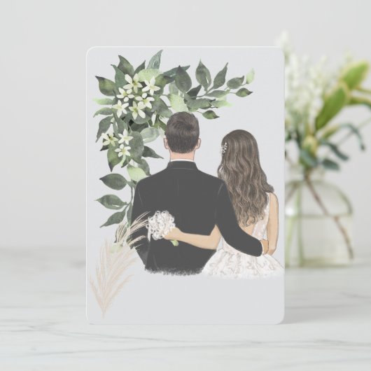 Wedding  招待状 (スタンド正面)