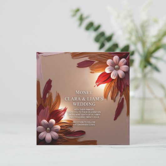 wedding 招待状 (スタンド正面)