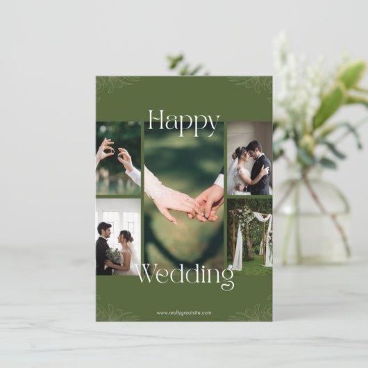 wedding 招待状 (スタンド正面)