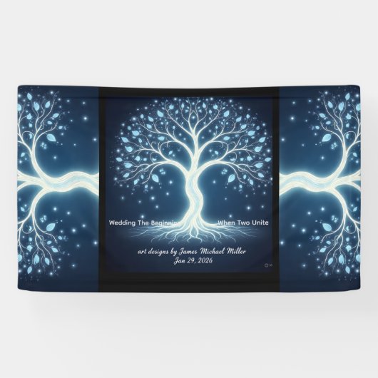 WEDDING 横断幕 (横)