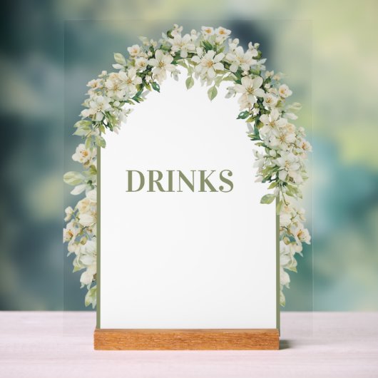 Wedding Activities Table Signs アクリルサイン (ニュートラル)