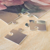 Wedding Anniversary Bride and Groom Photo Collage ジグソーパズル (側面)