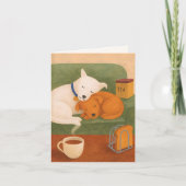 Wedding Anniversary Dog lover card カード (正面)