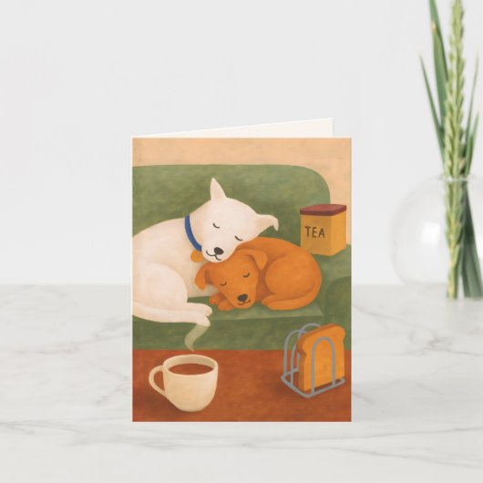 Wedding Anniversary Dog lover card カード (正面)