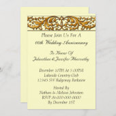 Wedding Anniversary Invitation 招待状 (正面/裏面)