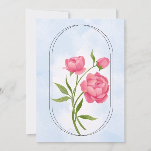 Wedding Anniversary Invitations  招待状 (裏面)