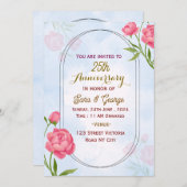 Wedding Anniversary Invitations  招待状 (正面/裏面)