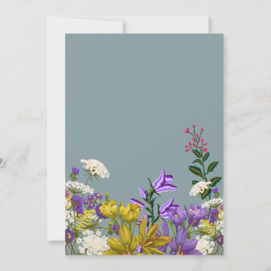 Wedding Anniversary Invitations  招待状 (裏面)