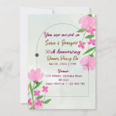 Wedding Anniversary Invitations  招待状 (正面)