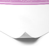 Wedding anniversary Lace look change the year ポスター (角)