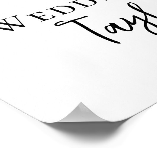 Wedding anniversary photo collage welcome ポスター (角)