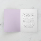 Wedding Anniversary Scroll Lilacs and Hydrangeas  カード (内部)