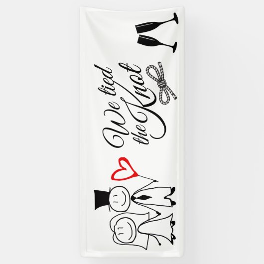 Wedding Announcement  横断幕 (縦)