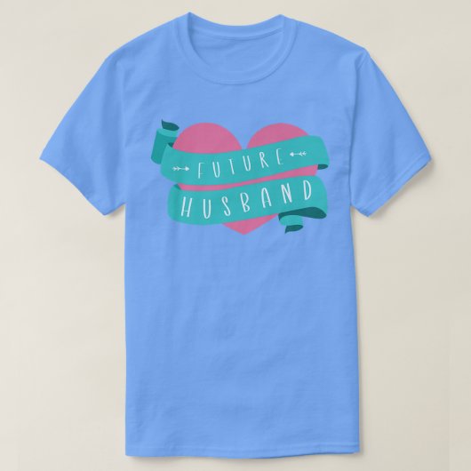 Wedding Announcement Husband To Be Future Husban Tシャツ (デザイン正面)