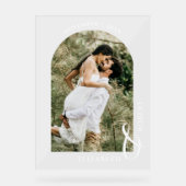 Wedding Arched Photo Welcome Sign アクリルサイン (正面)